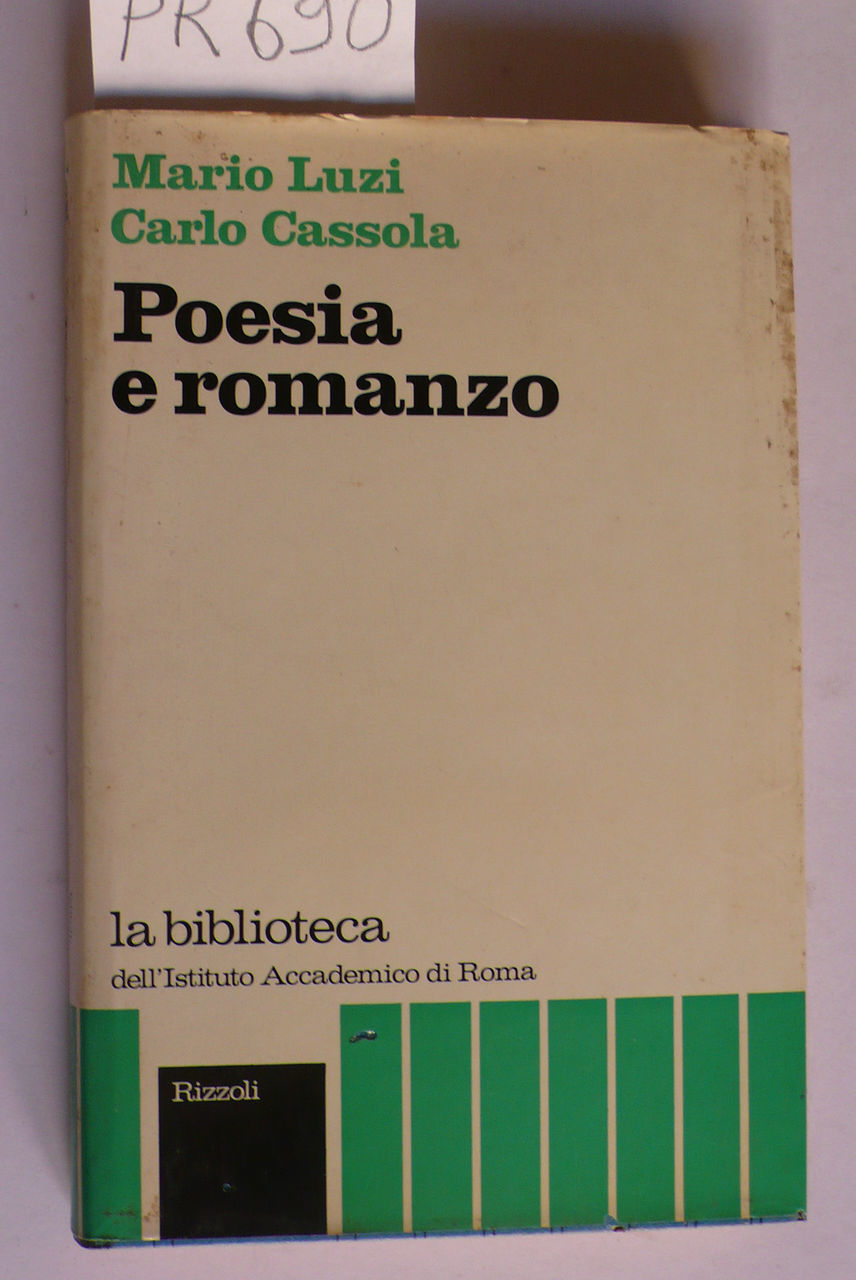 Poesia e romanzo