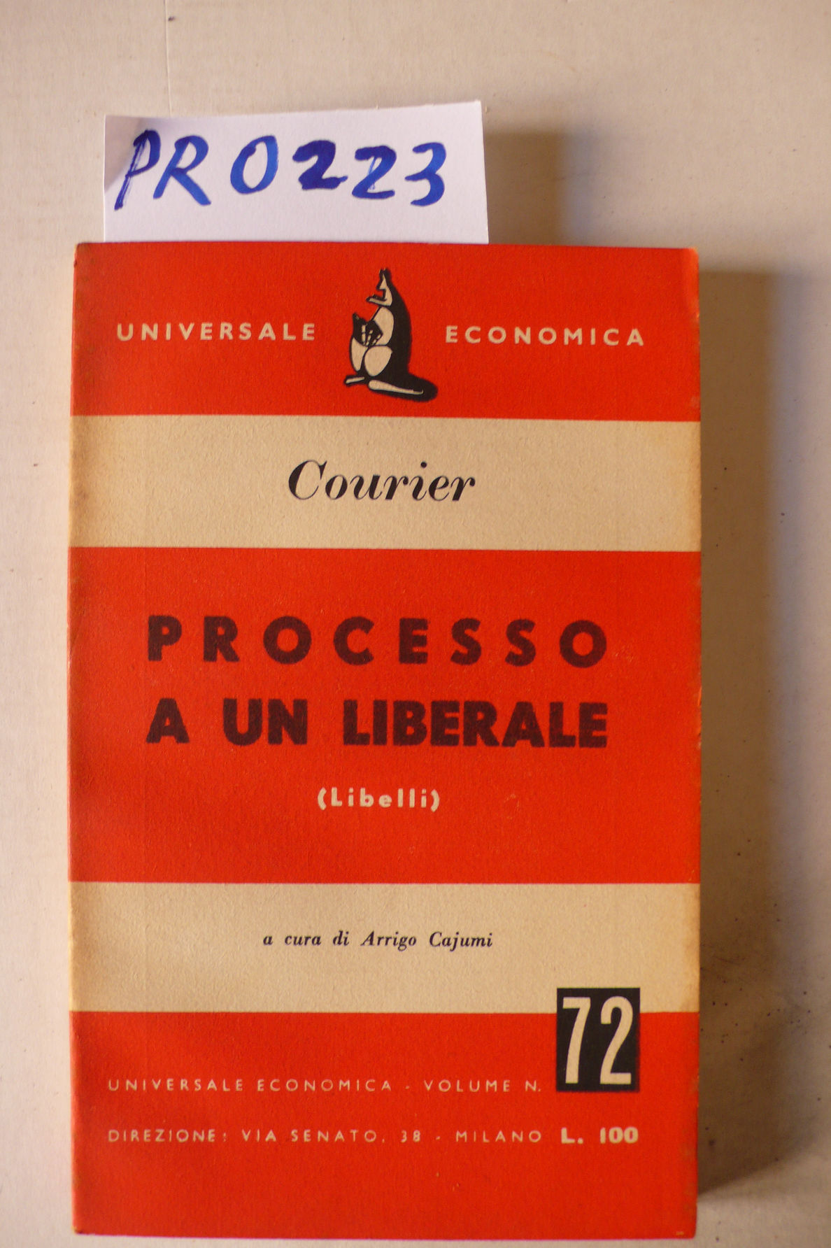 Processo a un liberale (Libelli)