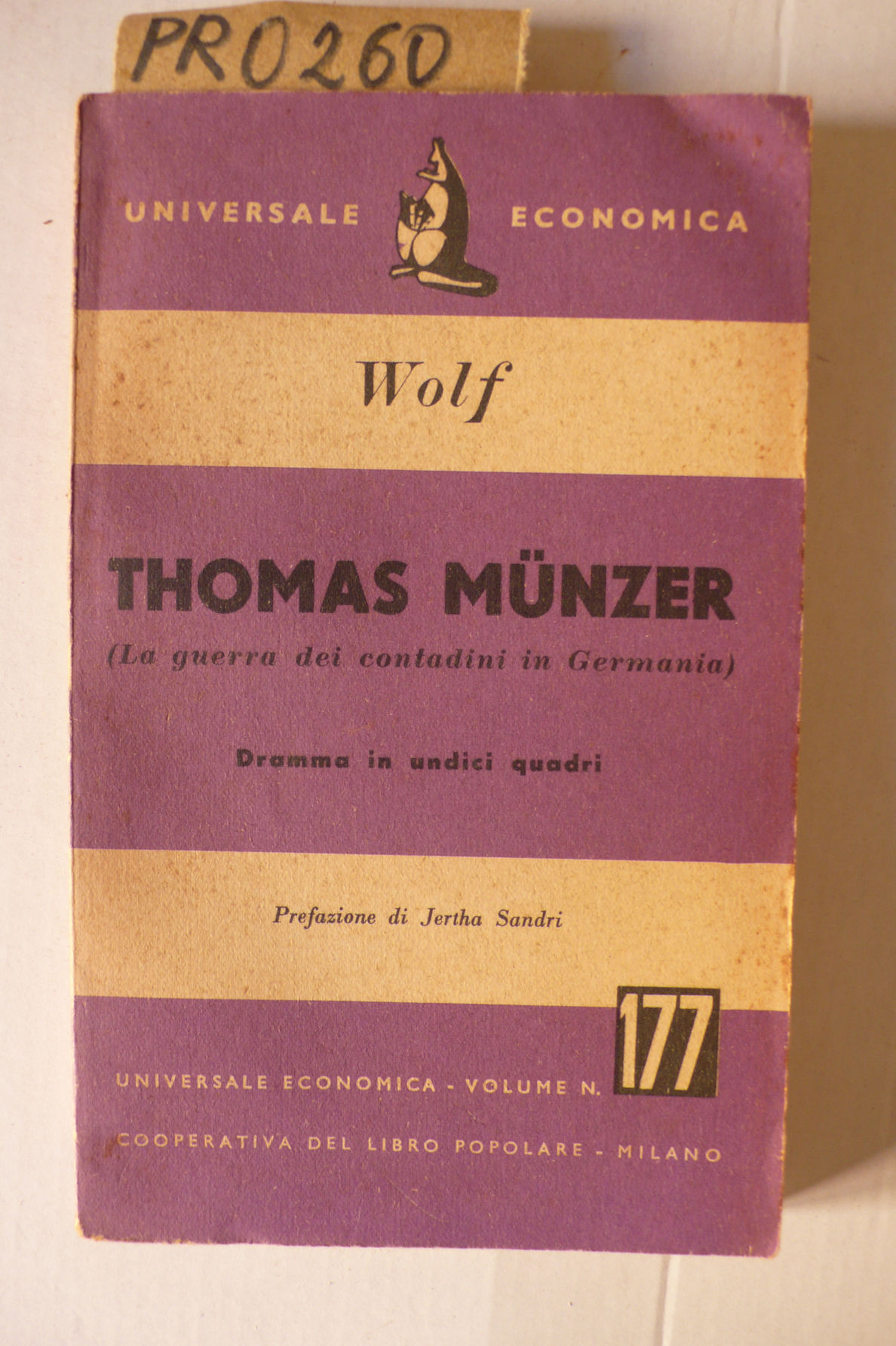 Thomas Munzer (La guerra dei contadini in Germania), dramma in …