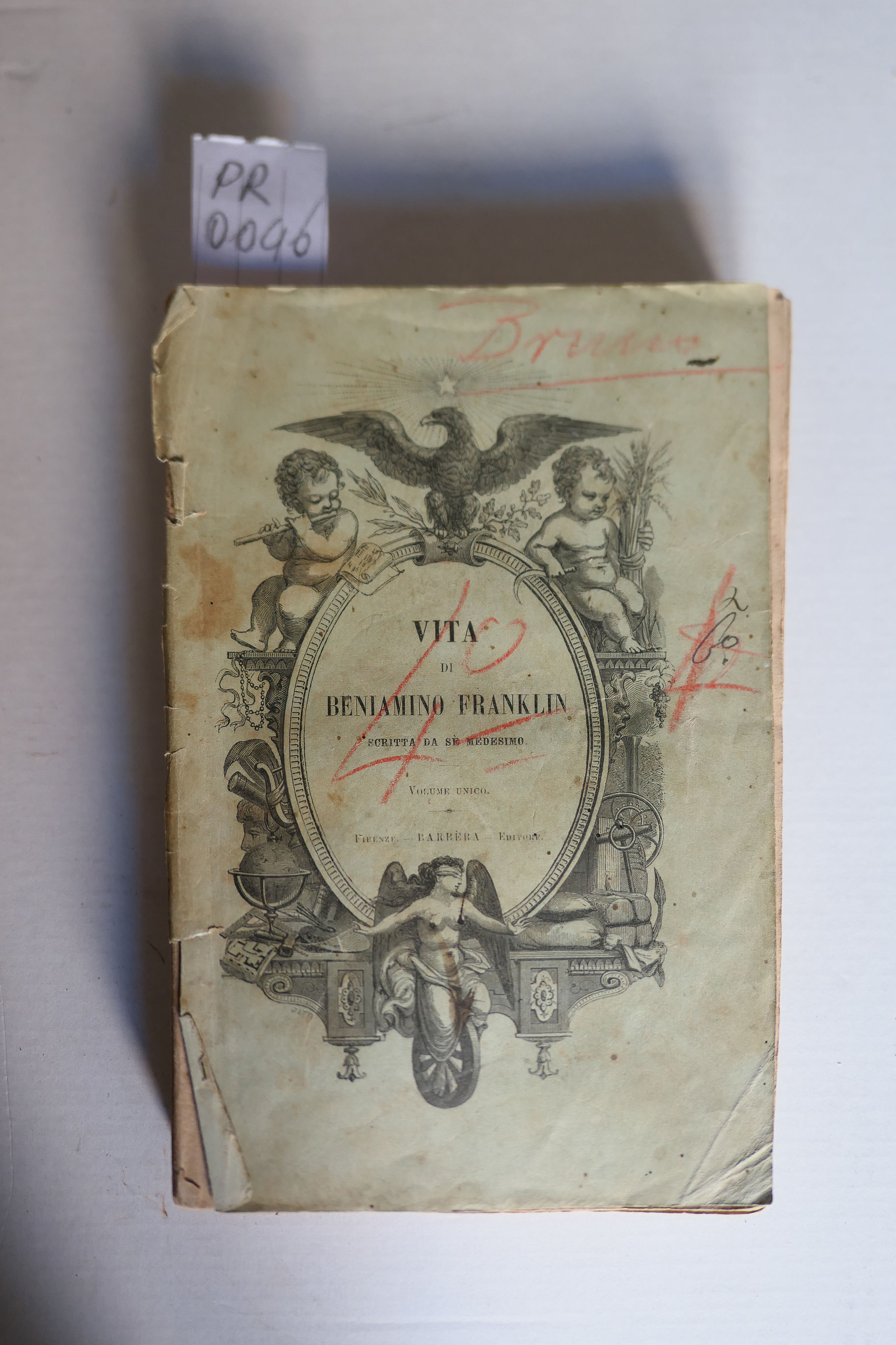 Vita di Beniamino Franklin scritta da se medesimo