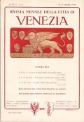 RIVISTA MENSILE DELLA CITTA' DI VENEZIA 1926 ANNO V N. …