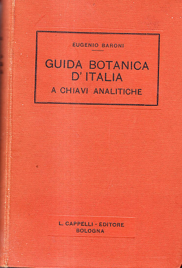 GUIDA BOTANICA D'ITALIA- A CHIAVI ANALITICHE