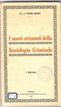 NUOVI ORIZZONTI DELLA SOCIOLOGIA CRIMINALE