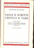 SAGGI E SCRITTI CRITICI E VARI - SAGGI CRITICI STUDI …