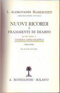 NUOVI RICORDI E FRAMMENTI DI DIARIO per far seguito a …