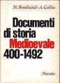 DOCUMENTI DI STORIA MEDIOEVALE 400 - 1492