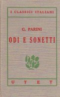 ODI E SONETTI- INTRODUZIONE E NOTE DI ETTORE ALLODI