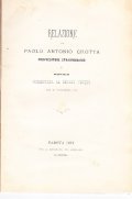 RELAZIONE DI PAOLO ANTONIO CROTTA PROVVEDITORE STRAORDINARIO DI ROVIGO- PRESENTATA …