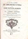 I DIECI LIBRI DI ARCHITETTURA DI LEON BATTISTA ALBERTI TRADOTTI …