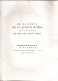 LE RAGIONI DEL POLESINE DI ROVIGO PER FORMARE UN SEPARATO …