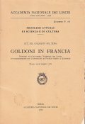 GOLDONI IN FRANCIA- ATTI DEL COLLOQUIO
