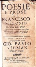 POESIE E PROSE DI FRANCESCO MELOSIO