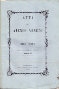 ATTI DELL' ATENEO VENETO- ANNO ACCADEMICO 1873-1874