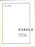 PAROLE- POESIE 'Per un diario'