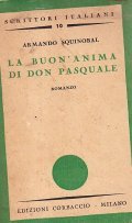 LA BUON'ANIMA DI DON PASQUALE- ROMANZO