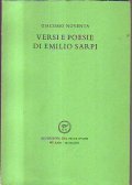 VERSI E POESIE DE EMILIO SARPI