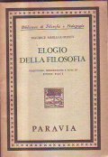 ELOGIO DELLA FILOSOFIA