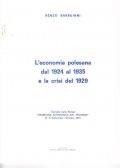 L'ECONOMIA POLESANA DAL 1924 AL 1935 E LA CRISI DEL …