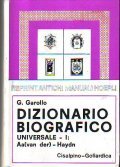DIZIONARIO BIOGRAFICO UNIVERSALE (2 VOLUMI)- REPRINT ANTICHI MANUALI HOEPLI Aa …
