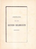 COMMEMORAZIONE DEL CONTE ANTONIO MALMIGNATI- INAUGURANDOSI UNA LAPIDE ALLA SUA …