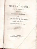 LE METAMORFOSI DI OVIDIO TOMO II- TRADOTTE IN VERSI ITALIANI …