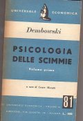 PSICOLOGIA DELLE SCIMMIE (2 VOLUMI)- SERIE SCIENTIFICA - VOLUME IX