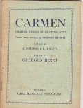 CARMEN - DRAMMA LIRICO IN QUATTRO ATTI
