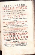 DEL GOVERNO DELLA PESTE E DELLE MANIERE DI GUARDARSENE, TRATTATO …