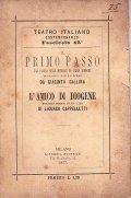 IL PRIMO PASSO UNA PAGINA DELLE MEMORIE DI CARLO GOLDONI …