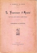 S. FRANCESCO D'ASSISI NELL'ARTE, NELLA STORIA E NELLA CHIESA- CONFERENZA …