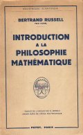 INTRODUCTION A LA PHILOSOPHIE MATEMATIQUE