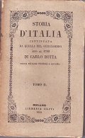 STORIA D'ITALIA CONTINUATA DA QUELLA DEL GUICCIARDINI SINO AL 1789 …