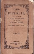 STORIA D'ITALIA CONTINUATA DA QUELLA DEL GUICCIARDINI SINO AL 1789 …