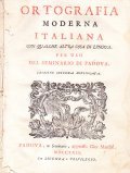 ORTOGRAFIA MODERNA ITALIANA CON QUALCHE ALTRA COSA DI LINGUA PER …