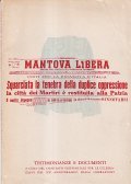 MANTOVA LIBERA TESTIMONIANZE E DOCUMENTI- A CURA DEL COMITATO PROVINCIALE …