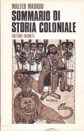 SOMMARIO DI STORIA COLONIALE- PREFAZIONE DI ERNESTO RAGIONIERI