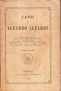 CANTI DI ALEARDO ALEARDI- VOLUME UNICO