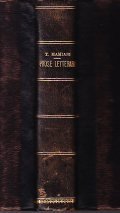 PROSE LETTERARIE DI TERENZIO MAMIANI- VOLUME UNICO