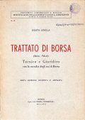 TRATTATO DI BORSA (BORSA - VALORI)- TECNICO E GIURIDICO CON …