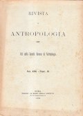 RIVISTA DI ANTROPOLOGIA VOL. XVII FASC. III 1912- ATTI DELLA …