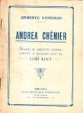 ANDREA CHENIER - DRAMMA DI AMBIENTE STORICO SCRITTO IN QUATTRO …