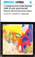 L'INSEGNAMENTO DELLA FILOSOFIA NELLE SCUOLE SPERIMENTALI- RAPPORTO DELLA SOCIETA' FILOSOFICA …