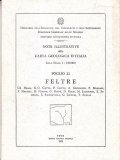 FELTRE- NOTE ILLUSTRATIVE DELLA CARTA GEOLOGICA D'ITALIA FOGLIO 22