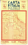 CARTA D'ITALIA ALLA SCALA 1:500000 FOGLIO 4