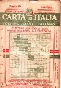 CARTA D'ITALIA DEL TOURING CLUB ITALIANO FOGLIO 19 RAVENNA- IN …