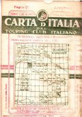 CARTA D'ITALIA DEL TOURING CLUB ITALIANO FOGLIO 21 LIVORNO- IN …