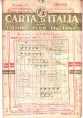 CARTA D'ITALIA DEL TOURING CLUB ITALIANO FOGLIO 25 ANCONA- IN …