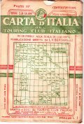 CARTA D'ITALIA DEL TOURING CLUB ITALIANO FOGLIO 27 CIVITAVECCHIA- IN …