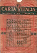 CARTA D'ITALIA DEL TOURING CLUB ITALIANO FOGLIO 40 NUORO- IN …