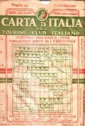 CARTA D'ITALIA DEL TOURING CLUB ITALIANO FOGLIO 48 CATANZARO- IN …